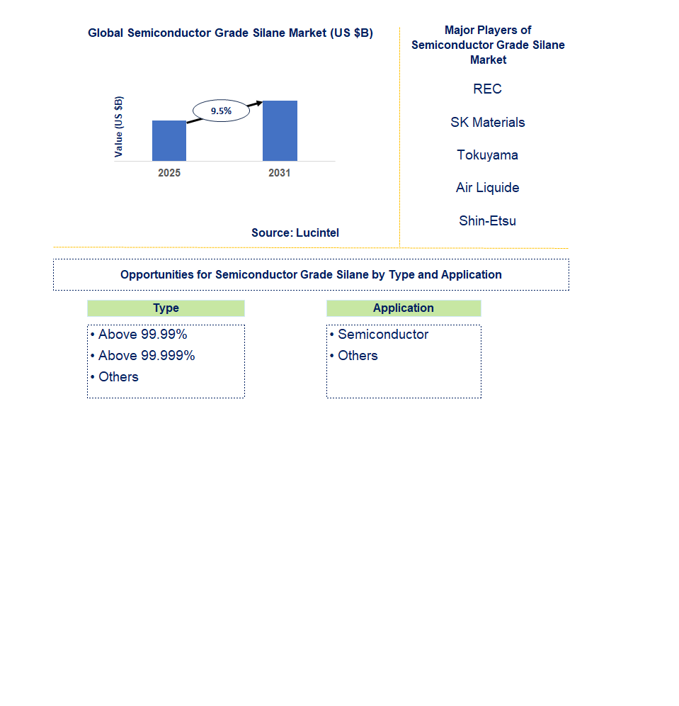 Semiconductor Grade Silane Market Trends and Forecast